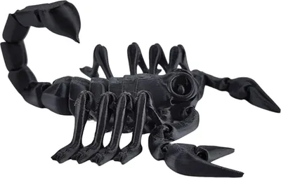 Produktbild von 3D-gedruckte Skorpionfigur, bewegliche Gelenke, Simulation einer Skorpionfigur, artikuliertes Tiermodell, Spielzeug, Heimbüro, Bücherregal, Schreibtisch-Dekoration, Ornament