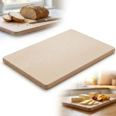 Zdjęcie produktu dla DESKA DO KROJENIA DREWNIANA KUCHENNA BUKOWA 35cm x 24cm DUŻA SOLIDNA