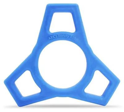 Immagine prodotto di Ark Therapeutics Giocattolo da masticare Fidget Bendy Bite - Giocattolo da masticare blu