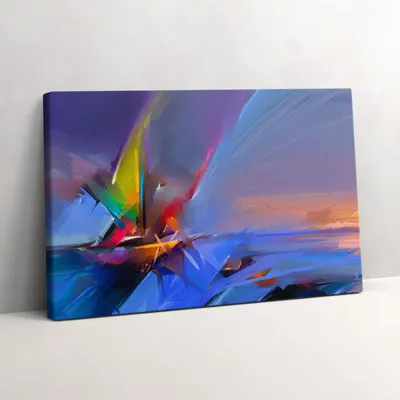 Produktbild von Meereslandschaft – Leinwandbild Wandbild – 30x20 cm – Leinwandbilder – Wandbilder – Schlafzimmer – Flur