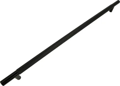 Image de Poignée de meuble en aluminium noir mat 320 mm, élégante poignée-reliquaire en forme de U pour de multiples applications dans la cuisine, la salle de bains et le salon, vis de montage incluses.