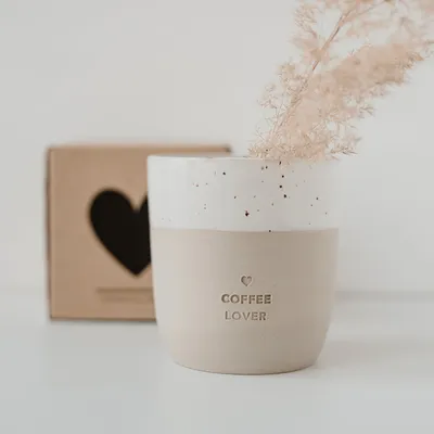 Immagine prodotto di Tazza con taglio a gufo "Amante del caffè