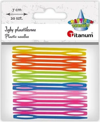Produktbild von Kunststoffnadeln 70mm Mix Farben 20Stk