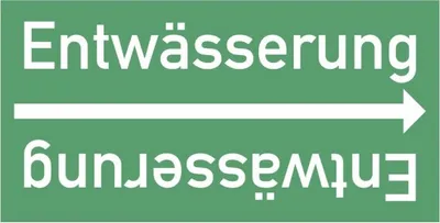 Produktbild von Dreifke® Rohrleitungsband Entwässerung, DIN 2403, ab Ø 15mm, grün/weiß, 33m/R...