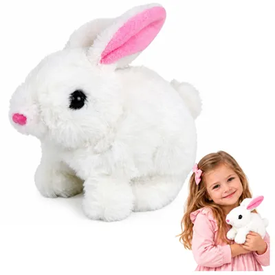 Imagen del producto de Walking Bunny Juguete Interactivo Pelo Corto Blanco