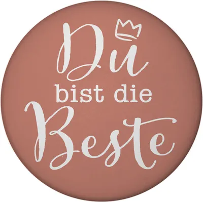 Produktbild von Beste Freundin Magnet mit Flaschenöffner rund mit Spruch Du bist die Beste