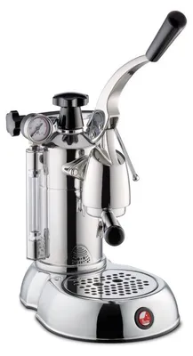 Zdjęcie produktu dla la Pavoni LPLSPL01EU, Ekspres do espresso, 1,6 l, 950 W, Czarny, Mosiądz, Chrom