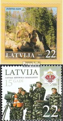 Produktbild von Briefmarken Lettland 2006 Mi 665,680 (kompl.Ausg.) postfrisch Denkmäler