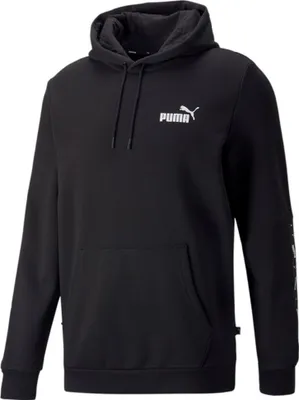 Produktbild von Puma ESS+ Tape Hoodie FL Pullover für Herren aus Baumwolle, Größe:XL, Farbe:Schwarz