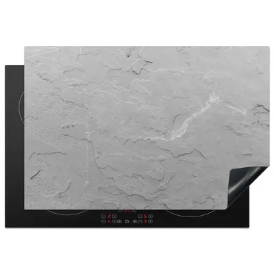Produktbild von KitchenYeah© Herdabdeckplatte Granit - Steine - Grau - Textur , 78x52cm, Küche Deko, Glaskeramikkochfeld Herdabdeckung, Abdeckplatte fùr Kochfeld
