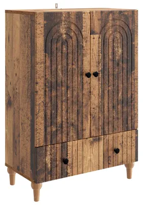 Image de Buffet vidaXL en bois recyclé 66 x 34,5 x 95 cm, aggloméré