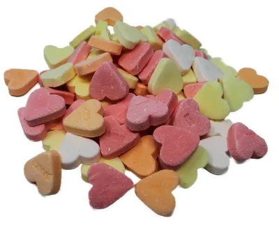 Zdjęcie produktu dla Fortuin Vruchtenhartjes 3000 g karton (kolorowe cukierki w kształcie serca o smaku owocowym)