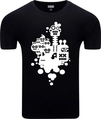 Obrázek produktu pro Diarbo pánské tričko s herním potiskem digital monster black velikost M