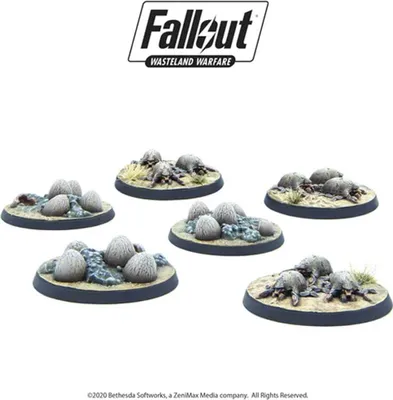 Zdjęcie produktu dla Fallout Creatures Mirelurk Hatchlings and Eggs - Miniaturenspiel - ENG Edition