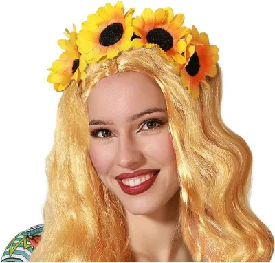 Imagen del producto de Diadema para el cabello Atosa, color amarillo, talla única