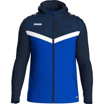 Produktbild von JAKO Kinder Kapuzenjacke Iconic, Farbe:royal/marine, Größe:140