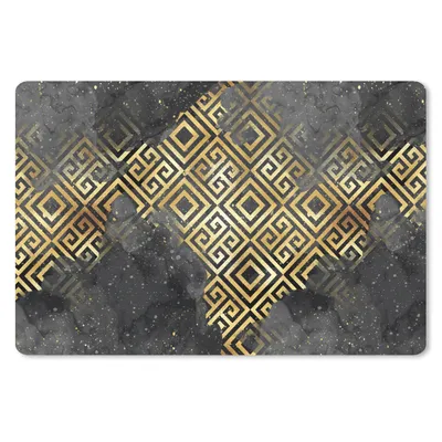 Produktbild von MuchoWow® Schreibtischunterlage Gold - Marmor - Muster 60x40 cm - XXL Mauspad - Großes Mauspad