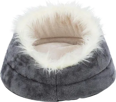 Obrázek produktu pro Měkký polštář pro psy, 60 cm, šedobílý, plyšový