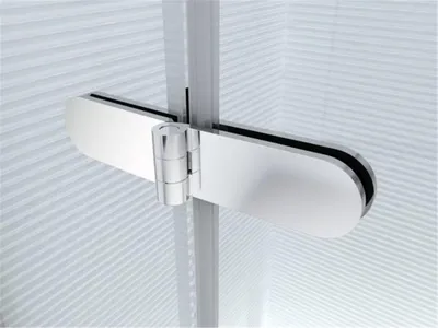 Obrázok produktu pre Glaszentrum Hagen - sprchové kovanie - záves pre sprchové dvere - sklo na skle, 180°, chróm