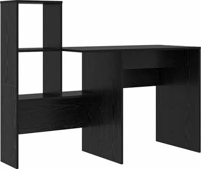 Obrázek produktu pro vidaXL Psací stůl vzhled černého dubu 131,5 x 50 x 106,5 cm