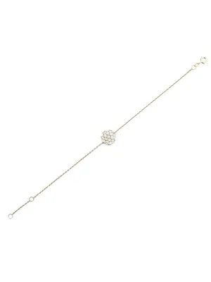 Produktbild von MIAMAR 1140480 Damen Armband Lebensblume 14 Karat (585) Gold 19 cm