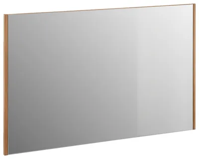 Produktbild von Spiegel SIGNE aus massiver geölter Eiche, zeitloses Design, 120 cm breit, 75 cm hoch