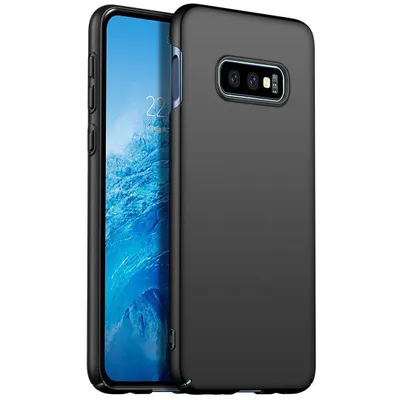 Immagine prodotto di Custodia Galaxy S10e, sottile PC opaco anti-impronte protettive per Samsung Galaxy S10e Nero
