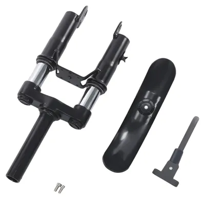 Produktbild von Gabelstoßdämpfer-Set, Seitenständer, Schutzblech, schwarz