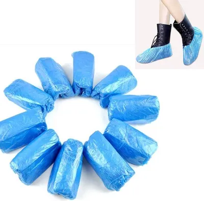 Produktbild von Schuhüberzug | Schuhüberzüge |wasserdicht | Einweg | 100 Stück | Blau