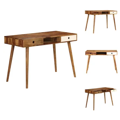 Immagine prodotto di scrivania vidaXL 110 x 55 x 76 cm in legno massiccio - Scrivanie
