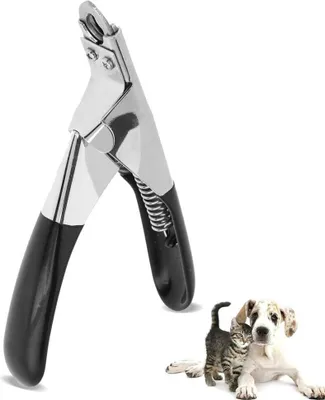 Produktbild von Nagelknipser Katze Krallenschere Krallenzange Hund Katze Tiersalon (Schwarz)