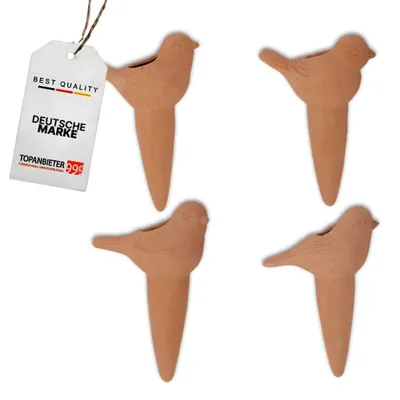 Produktbild von TOPANBIETER 999 Bewässerungshilfe Vogel 4er Set Wasserspender Gießkegel