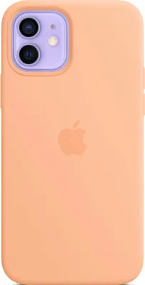 Obrázok produktu pre Apple Silikon Case mit MagSafe (iPhone 12/12 Pro) Handyhülle orange
