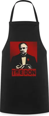 Produktbild von Spreadshirt Der Pate The Godfather The Don Kochschürze, One size, Schwarz