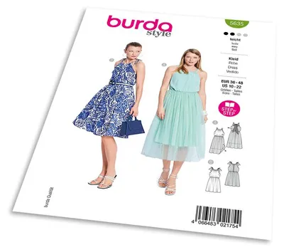 Obrázek produktu pro Střih Burda 5635 - Šaty