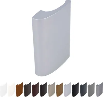 Produktbild von Alu Balkontürgriff Balkongriff Balkontür Ziehgriff de luxe, Farbe:Weiß RAL 9016