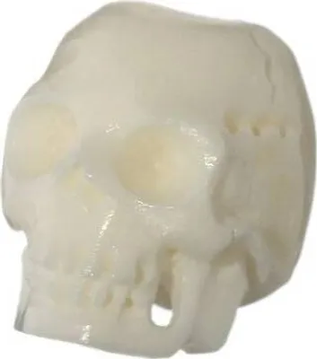 Produktbild von 2x Haarschmuck Bartperle Cherep Kleiner Totenkopf Knochen Lockenperle 6435