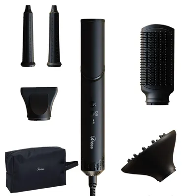 Imagen del producto de ESTYLIA ARPHON03: Secador de pelo y estilizador 5 en 1. Motor digital de 110.000 revoluciones por minuto con rizador automático para ambos lados. Tecnología Coanda. Cepillo para alisar