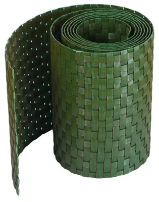 Produktbild von Sichtschutzstreifen Zaunblende Sichtschutzmatte - 255 x 19 cm - Grün - Für Doppelstabmattenzaun