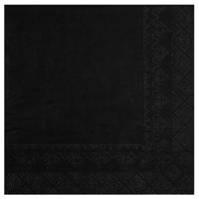 Produktbild von 25 Servietten schwarz