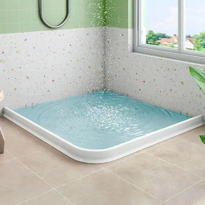 Produktbild von Famanu Silikon-Wasserschutz für Dusche und Badezimmer - Wasserfeste Bodenabdichtung