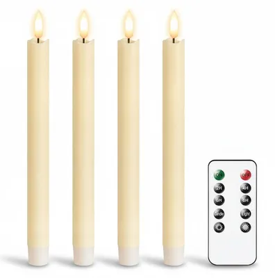 Image de InAndOutdoorMatch - Bougies LED - Ivoire - Télécommande, Image générée par une IA