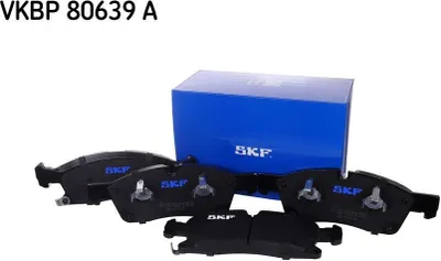 Produktbild von SKF Bremsbeläge Satz Vorne Bremsklötze für JEEP GRAND CHEROKEE IV (WK, WK2) VKBP 80639 A