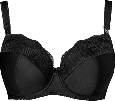 Immagine prodotto di Reggiseno da allattamento imbottito Teyli con ferretti e pizzo Marte Mama Female 205 nero 115F