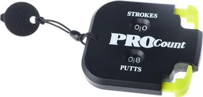 Obrázek produktu pro INF Kalkulačka golfového skóre - Dva hráči až 9 bodů Žlutá