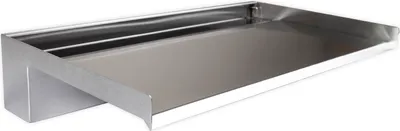 Produktbild von Köhko Wasserfall (Länge 60 CM) mit extra langem Auslauf-Lippe 20 CM aus Edelstahl Aquafall matt 24203-60