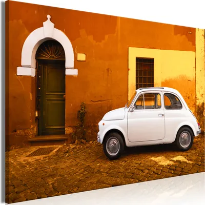 Produktbild von Italienischer Leinwand Leinwandbild - Italian Street (1 Part) Wide 30x20 cm Städte d-B-0301-b-a
