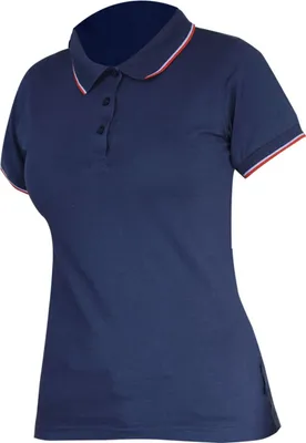 Productafbeelding van DAMESPOLOHEMDT, 190 gram/m², MARINEBLAUW, "XL", CE-markering, LAHTI