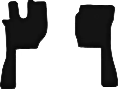 Immagine prodotto di Wielganizator Tappetini anteriori in velluto per Volvo FH16- 4 generacja (2012-, Automatico) neri, set 2 pz, con fissaggi