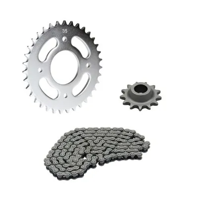 Produktbild von Kettensatz 3-teilig silber 13/35 Zähne für Hercules K50 RE RX SE SL SX